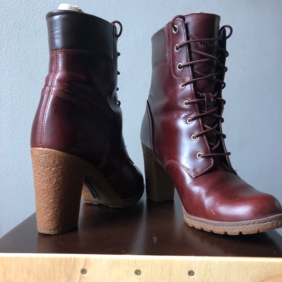 timberland glancy boot burgundy